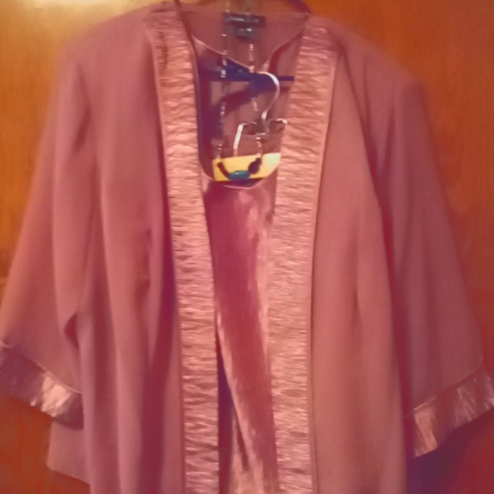 Silk three-piece outfit 11